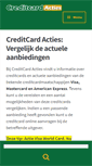 Mobile Screenshot of creditcardacties.nl